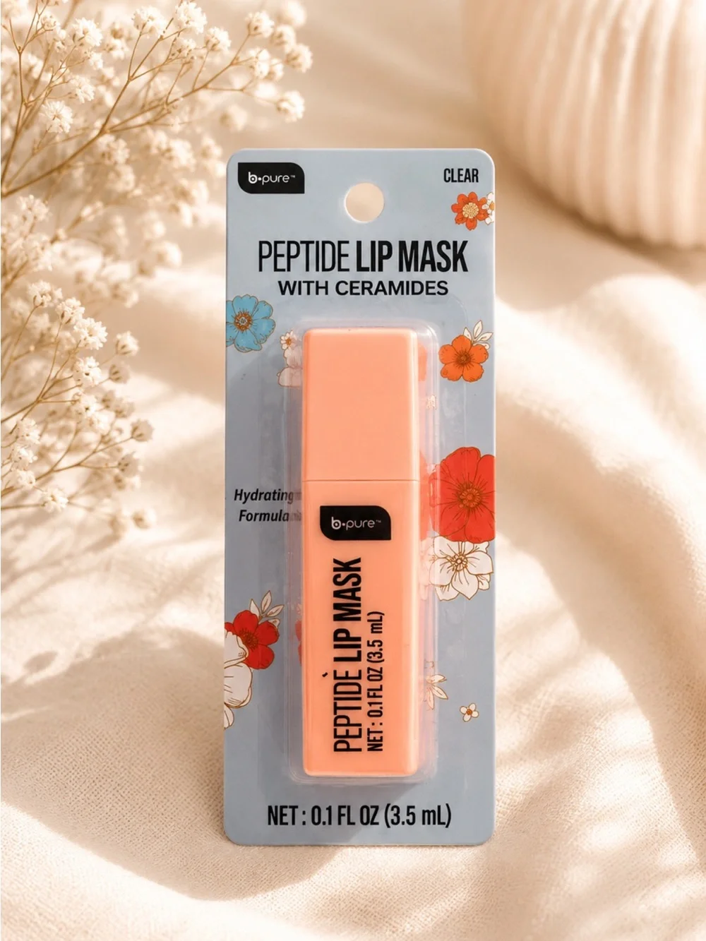 b-pure Peptide Ceramides Hydrating Lip Mask